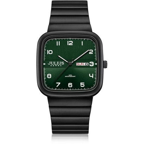 ساعت مچی اورجینال جولیوس مردانه مشکی | مشکی | سبز | کد رفرنس JAH-۱۴۱C