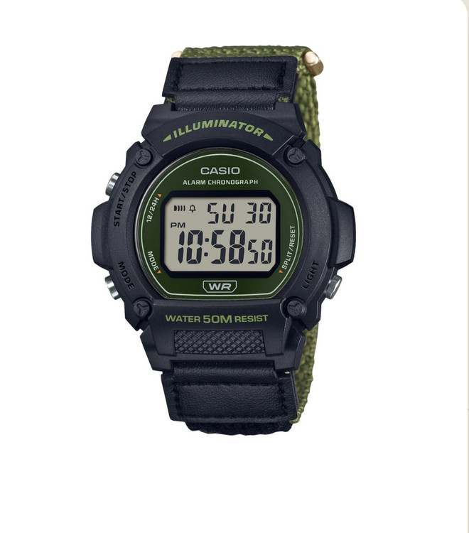 ساعت مچی کاسیو مدل CASIO-W-219HB-3AVDF