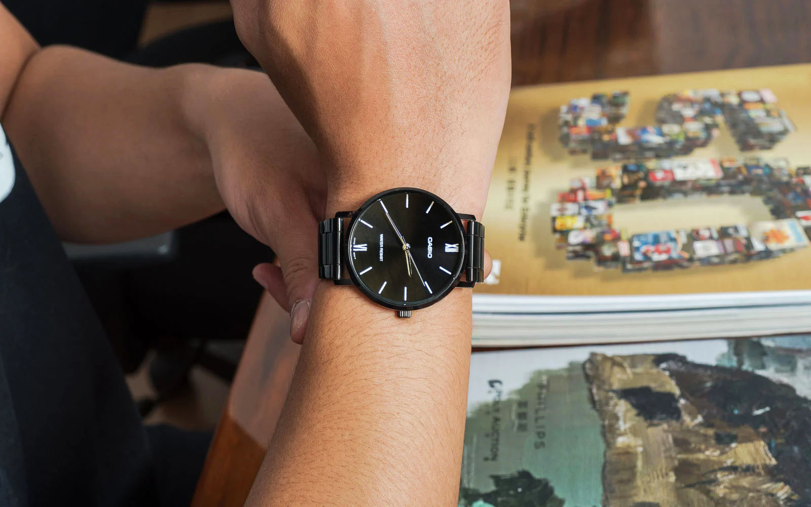 ساعت مچی مردانه General مدل CASIO-MTP-VT01B-1BUDF