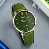 ساعت چرمی کاسیو مدل CASIO-MTP-VT01GL-3B