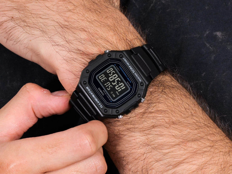 ساعت مچی مردانه کاسیو مدل CASIO-W-218H-1BVDF