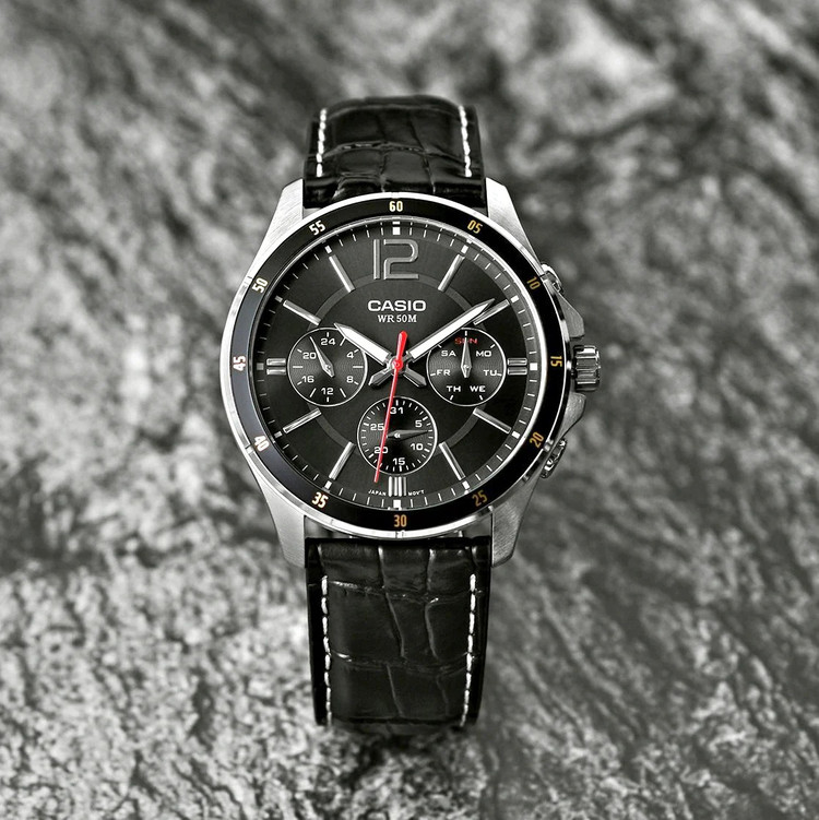 ساعت مچی مردانه کاسیو مدل CASIO-MTP-1374L-1AV