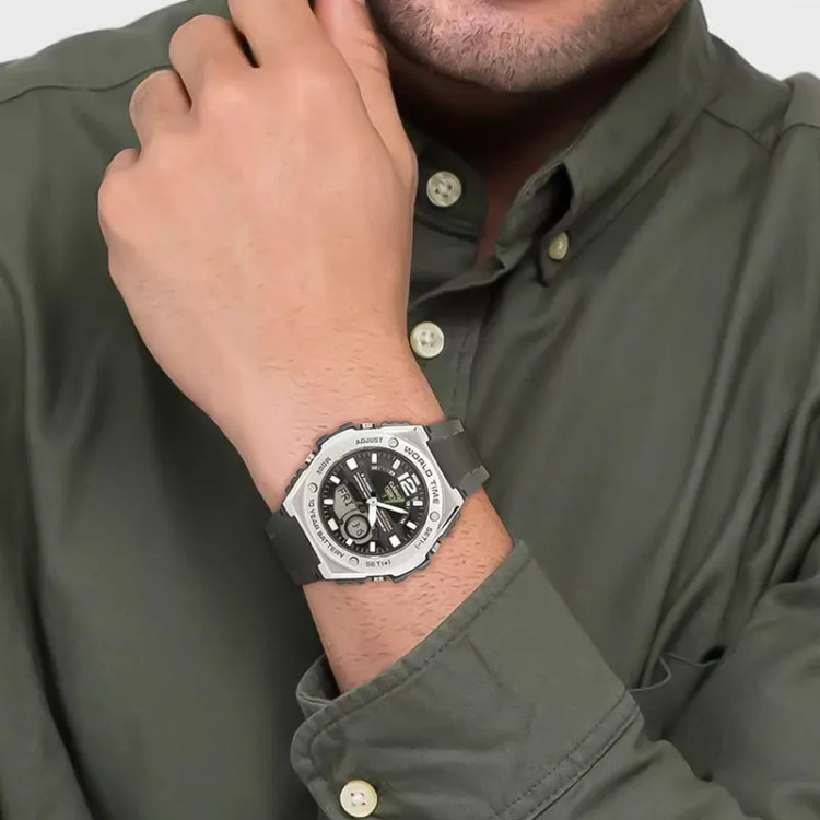 ساعت اسپرت کاسیو اورجینال مدل MWQ-100-3AVDF