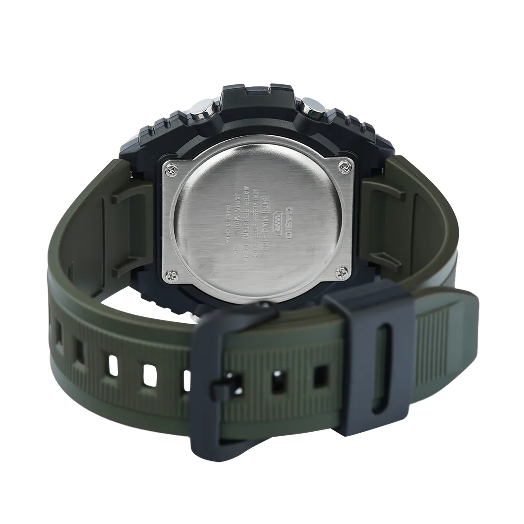 ساعت اسپرت کاسیو اورجینال مدل MWQ-100-3AVDF