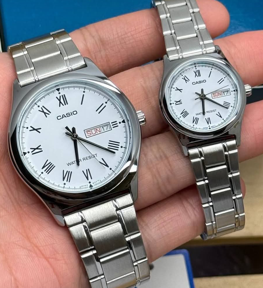 ست ساعت زنانه و مردانه کاسیو مدل LTP-V006D-7B و MTP-V006D-7B
