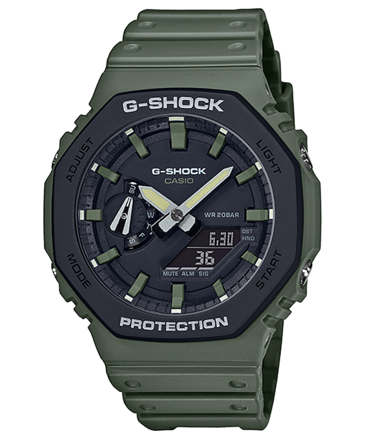 ساعت مچی مردانه G-SHOCK کاسیو مدل CASIO-GA-2110SU-3A