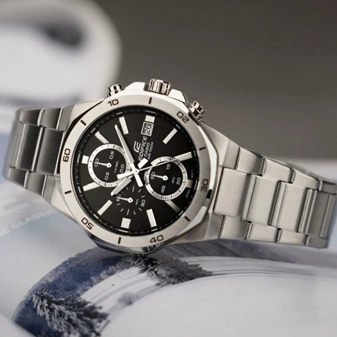 ساعت مچی مردانه EDIFICE مدل CASIO-EFV-640D-1AVUDF