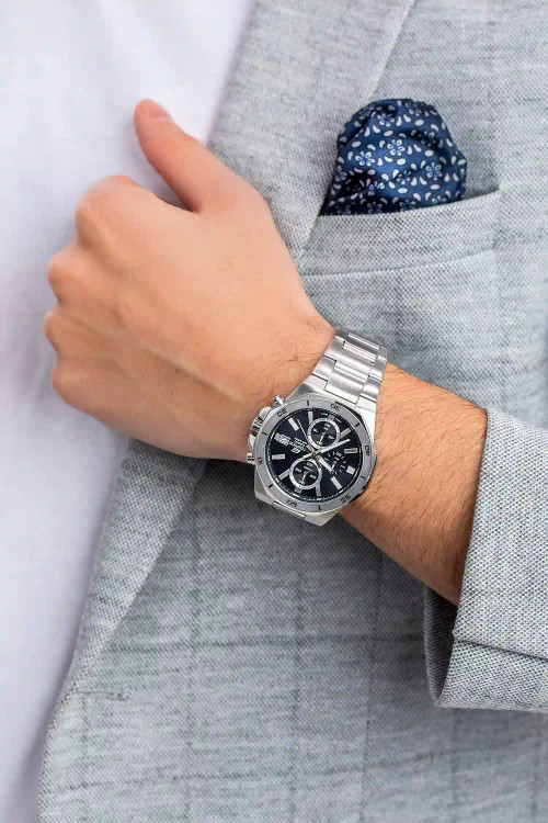 ساعت مچی مردانه EDIFICE مدل CASIO-EFV-640D-1AVUDF