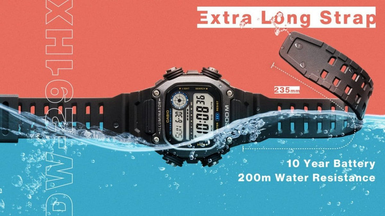 ساعت کاسیو مردانه مدل CASIO -DW-291HX-1AVDF