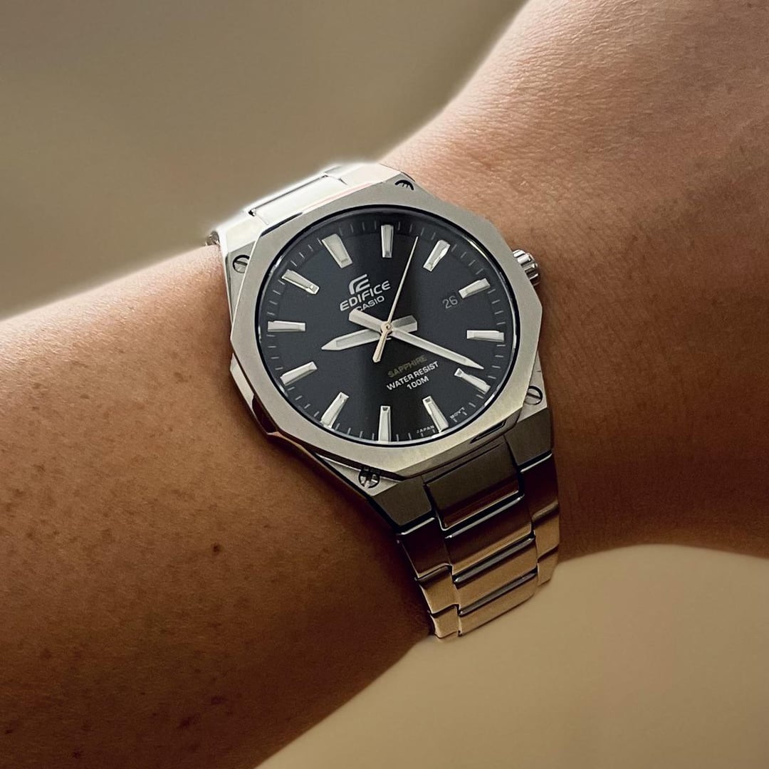 ساعت مچی مردانه EDIFICE کاسیو مدل CASIO-EFR-S108D-1A