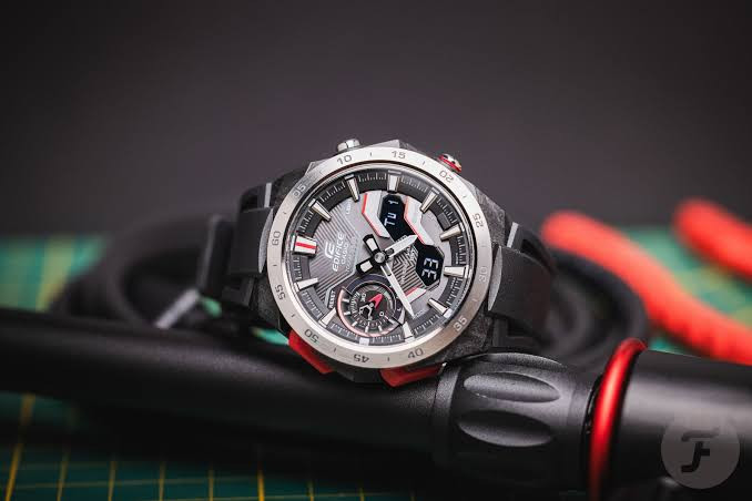 ساعت کاسیو مردانه EDIFICE مدل CASIO-ECB-2200P-1ADF