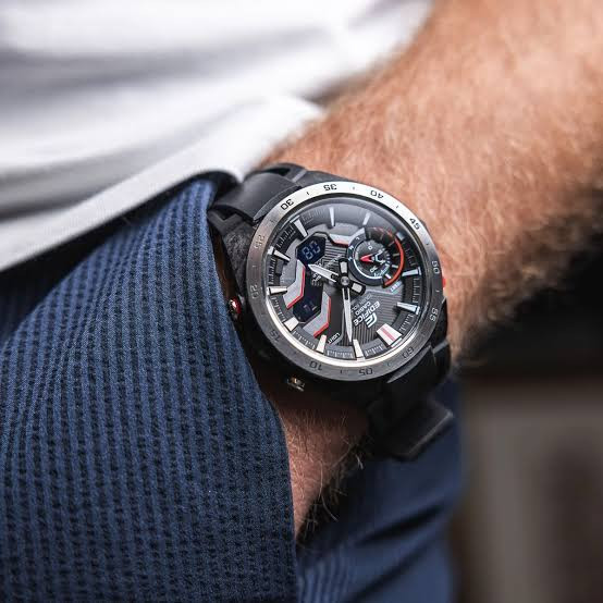 ساعت کاسیو مردانه EDIFICE مدل CASIO-ECB-2200P-1ADF
