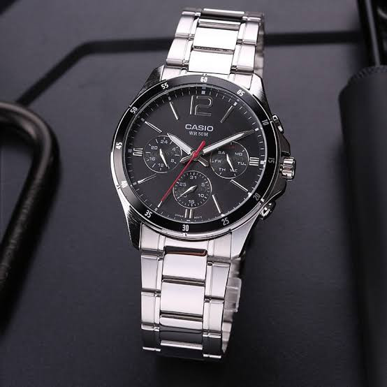 ساعت مچی مردانه کاسیو مدل CASIO-MTP-1374D-1AV