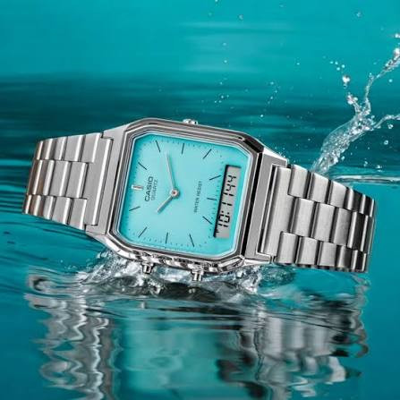 ساعت مردانه کاسیو مدل CASIO-AQ-230A-2A2MQYDF