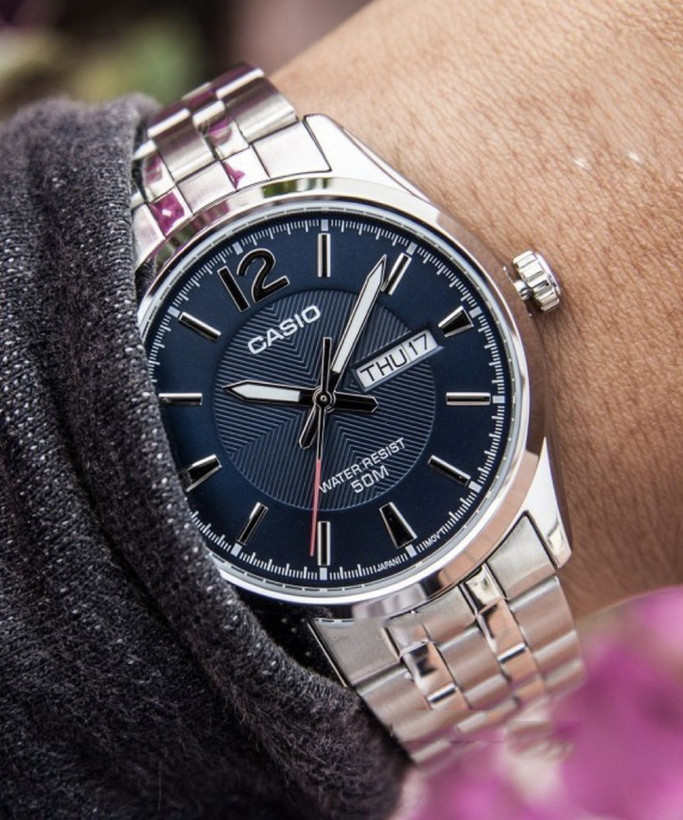 ساعت مچی مردانه کاسیو مدل CASIO-MTP-1335D-2A