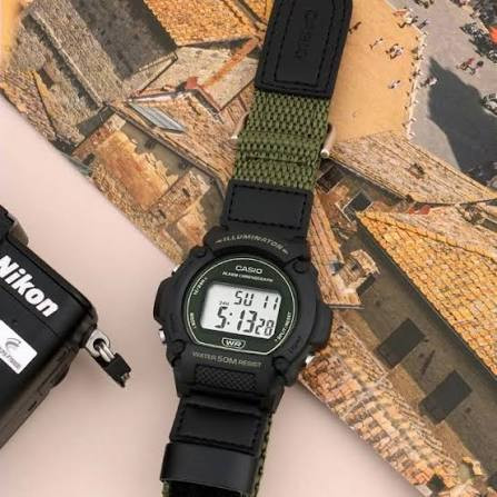 ساعت مردانه کاسیو مدل CASIO-W-219HB-3AVDF