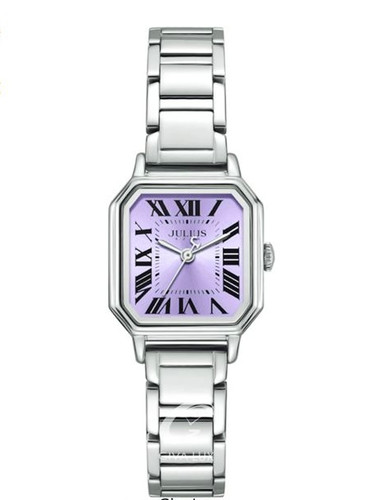 ساعت مچی اورجینال زنانه جولیوس نقره ای | نقره ای| یاسی| کد رفرنس JA-1546B