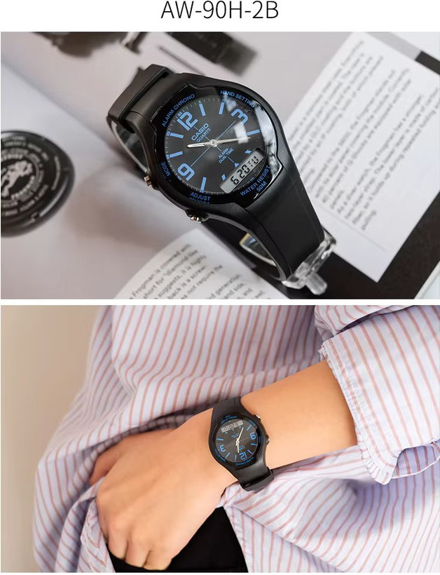 ساعت مچی مردانه کاسیو مدل CASIO-AW-90H-2B