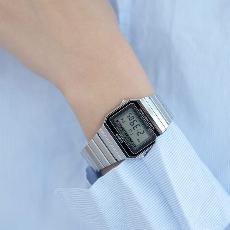 ساعت مردانه کاسیو مدل CASIO-A700W-1a