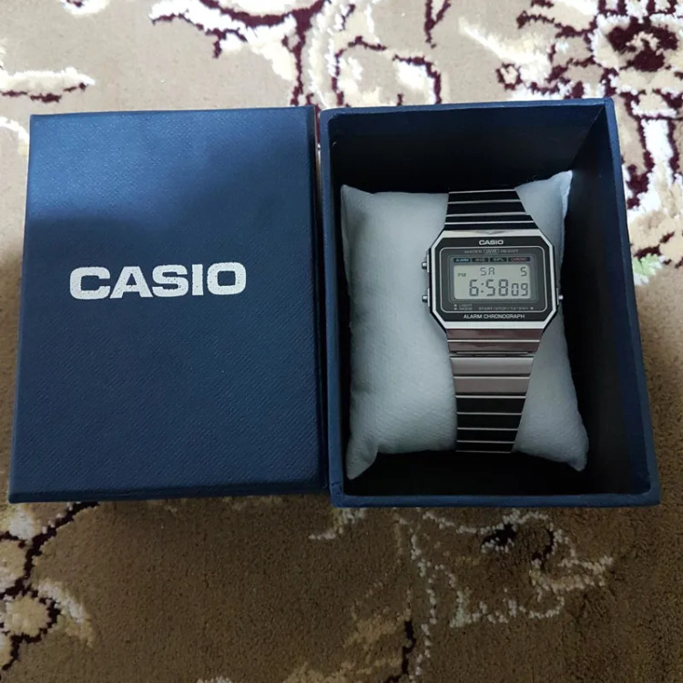 ساعت مردانه کاسیو مدل CASIO-A700W-1a