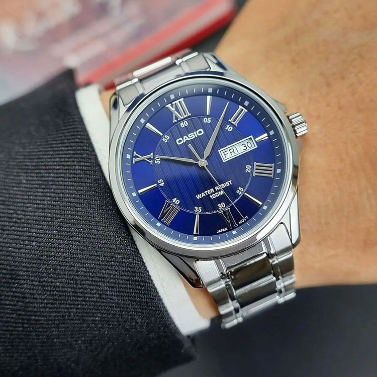 ساعت مچی مردانه کاسیو مدل CASIO-MTP-1384D-2A