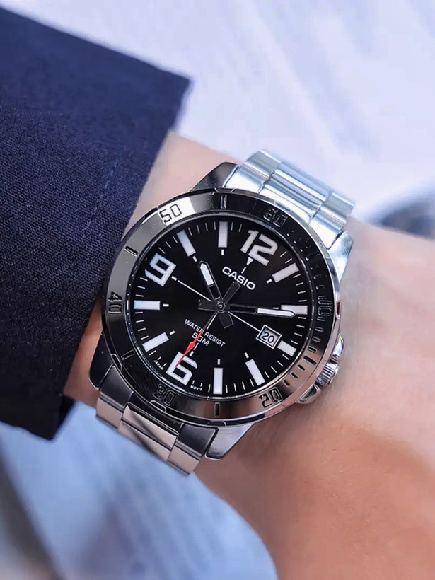 ساعت مچی مردانه کاسیو مدل CASIO -MTP-VD01D-1B