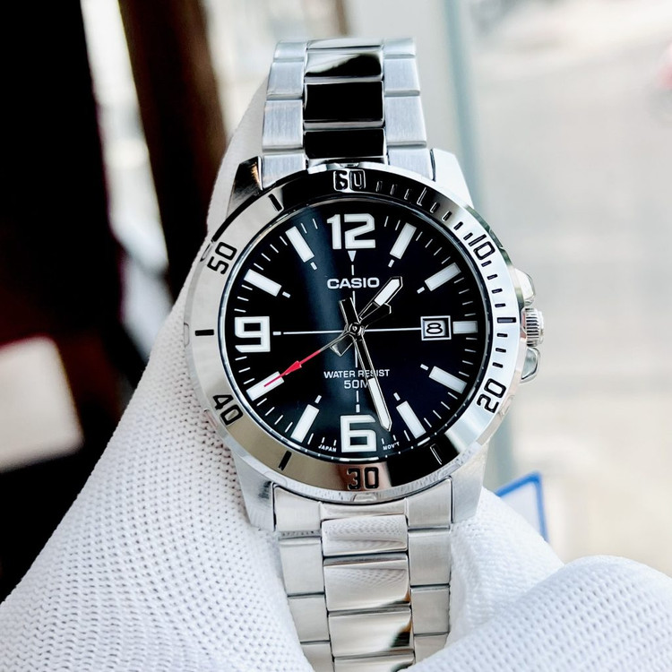 ساعت مچی مردانه کاسیو مدل CASIO -MTP-VD01D-1B