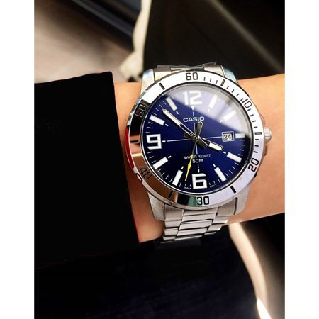ساعت مردانه کاسیو مدل CASIO MTP-VD01D-2B