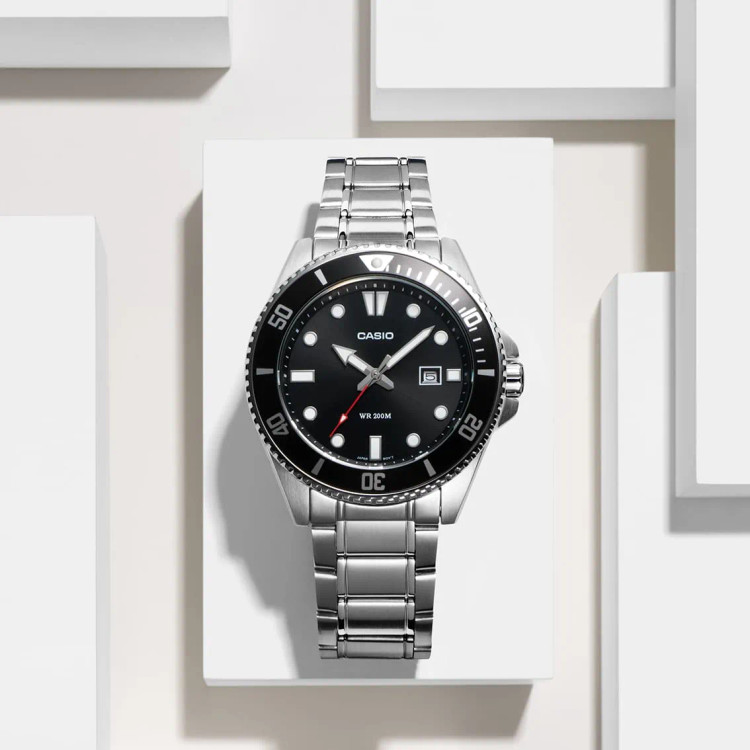 ساعت مچی مردانه کاسیو مدل CASIO-MDV-107D-1A1VDF