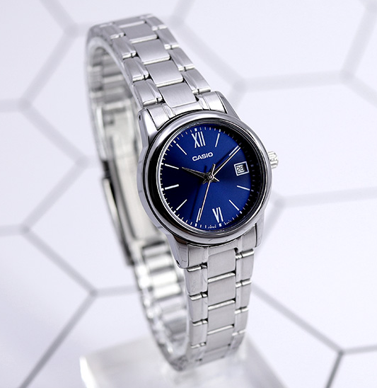 ساعت زنانه کاسیو مدل CASIO LTP-V002D-2B3UDF