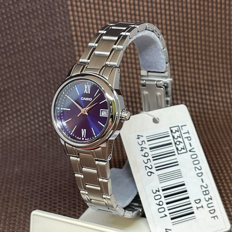 ساعت زنانه کاسیو مدل CASIO LTP-V002D-2B3UDF