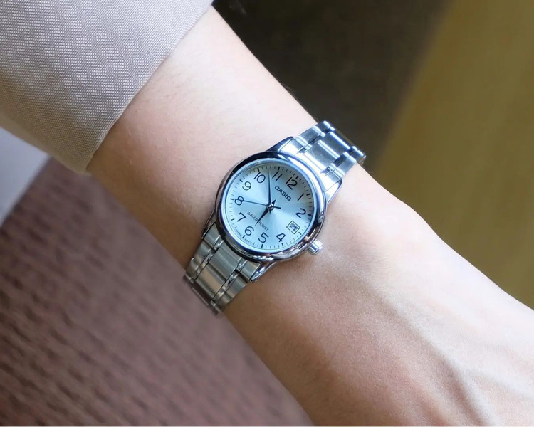 ساعت مچی زنانه کاسیو مدل CASIO-LTP-V002D-2B