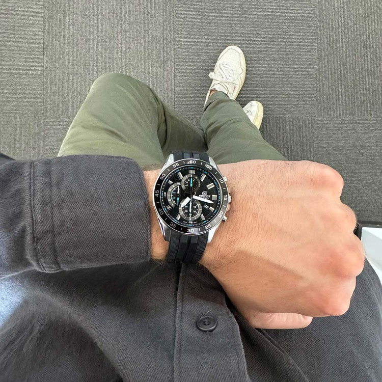 ساعت مچی مردانه EDIFICE کاسیو مدل CASIO-EFV-550P-1AV