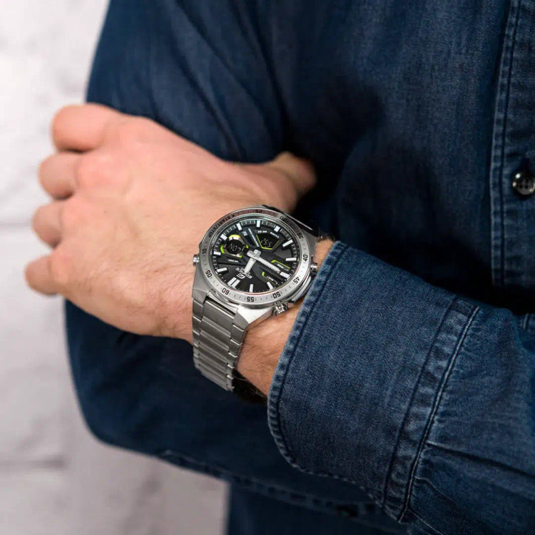 ساعت مچی مردانه EDIFICE کاسیو مدل CASIO -EFV-C110D-1A3VDF