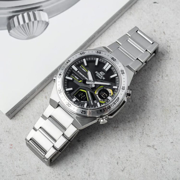 ساعت مچی مردانه EDIFICE کاسیو مدل CASIO -EFV-C110D-1A3VDF