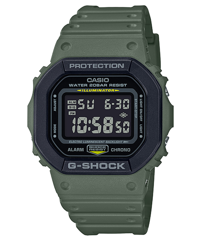 ساعت مردانه G-SHOCK کاسیو مدل CASIO-DW-5610SU-3