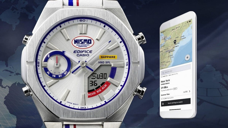 ساعت مچی مردانه کاسیو ادیفایس CASIO EDIFICE ECB-S10NIS-7A