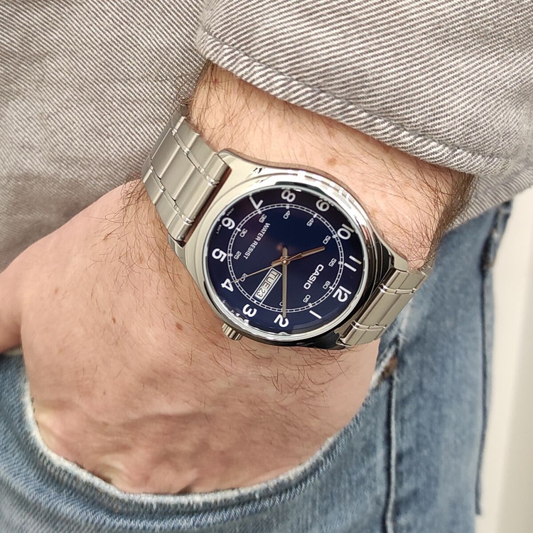 ساعت مچی مردانه کاسیو مدل CASIO-MTP-V006D-2B
