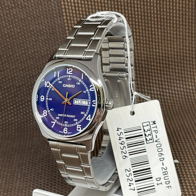 ساعت مچی مردانه کاسیو مدل CASIO-MTP-V006D-2B