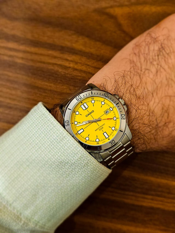 ساعت مچی مردانه کاسیو مدل CASIO-MTP-VD01D-9E