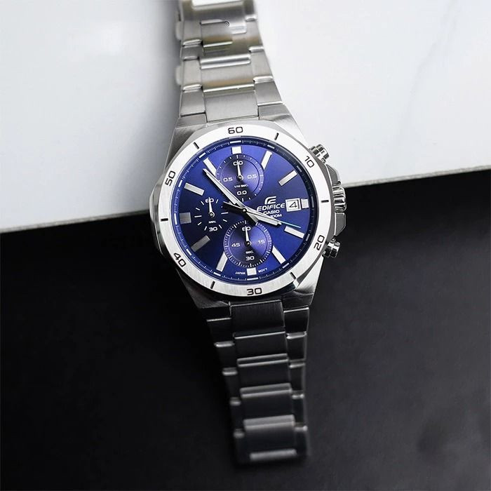 ساعت مچی مردانه EDIFICE کاسیو مدل CASIO-EFV-640D-2AVUDF