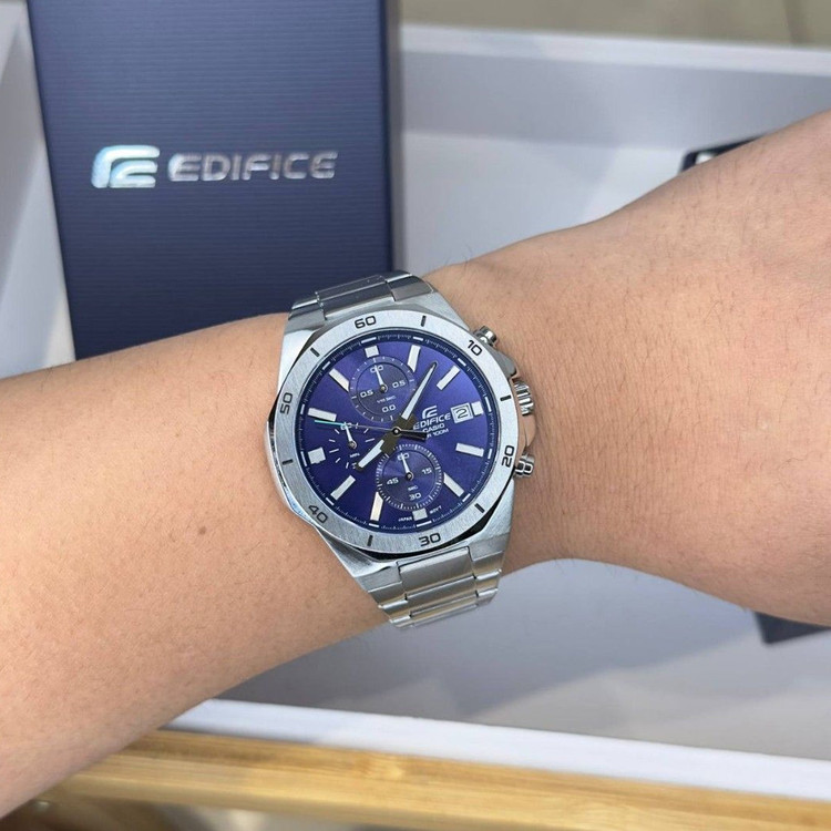 ساعت مچی مردانه EDIFICE کاسیو مدل CASIO-EFV-640D-2AVUDF